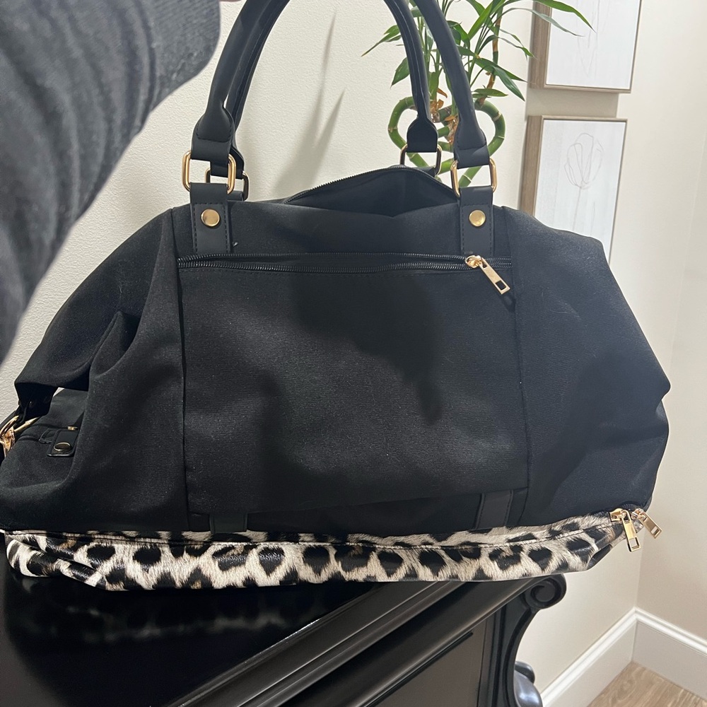 Black Leopard Women's Bag